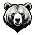 Bear Face - Vector