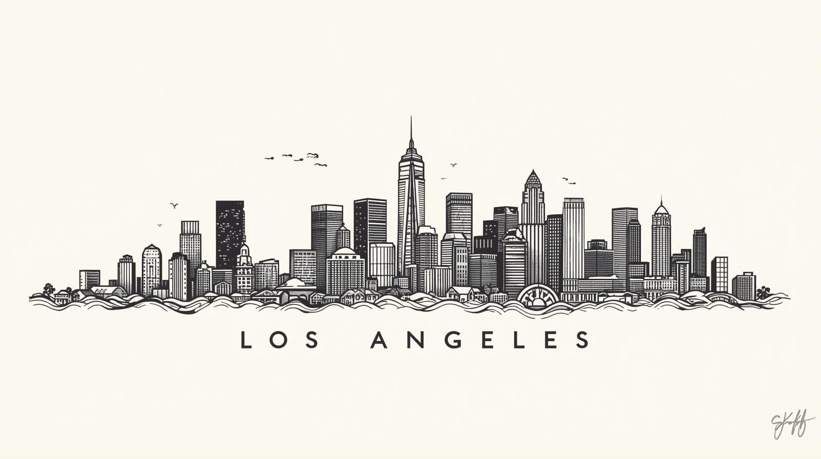 Cityscape Silhouette - Minimalism