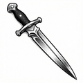 Dagger Charm - Illustration