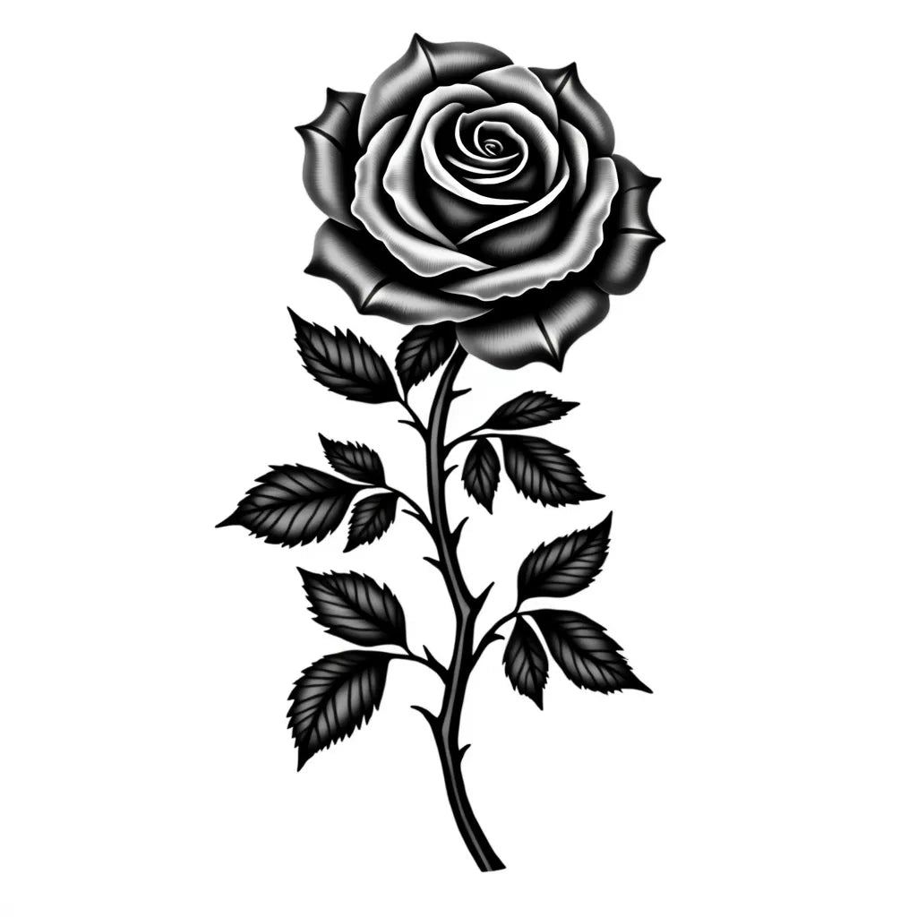 Dark Rose - Illustrative
