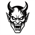 Demonic Visage - Illustration