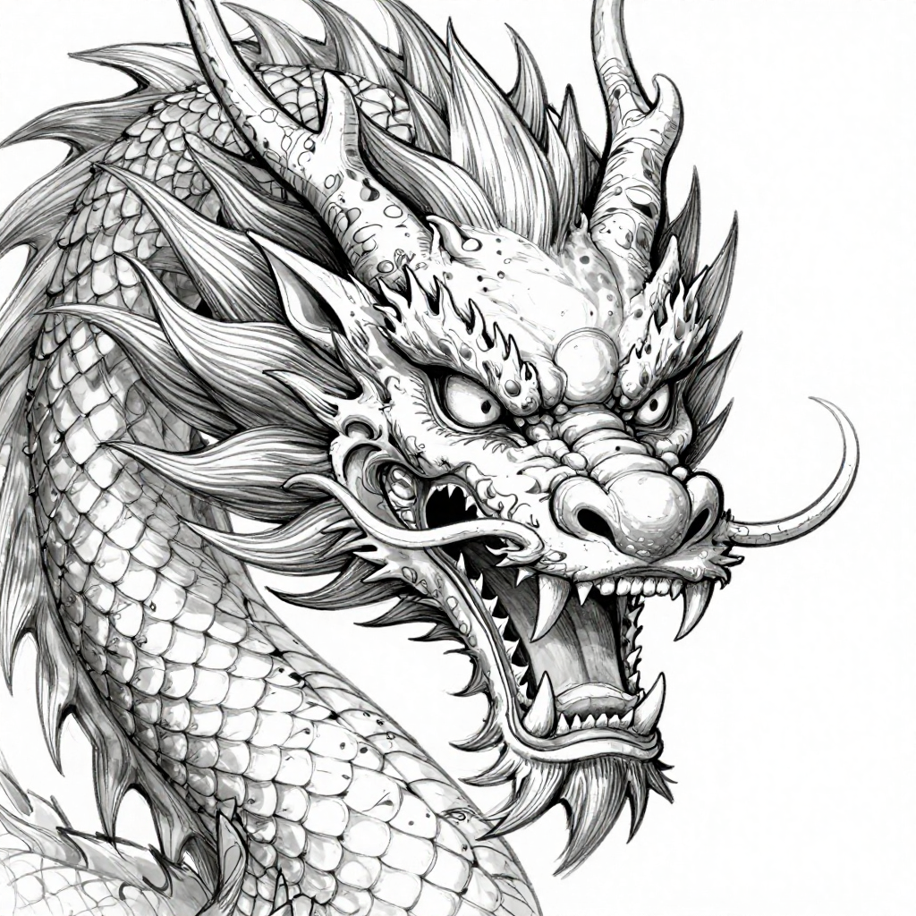 Dragon Fury - Linework