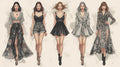 Fashion Lineup - Illustration