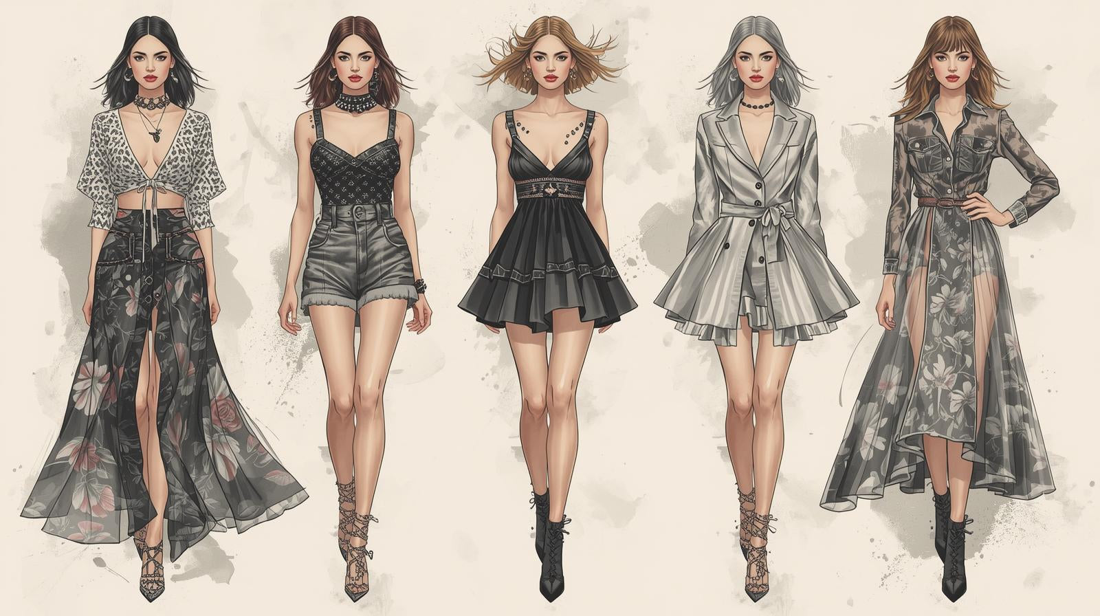 Fashion Lineup - Illustration