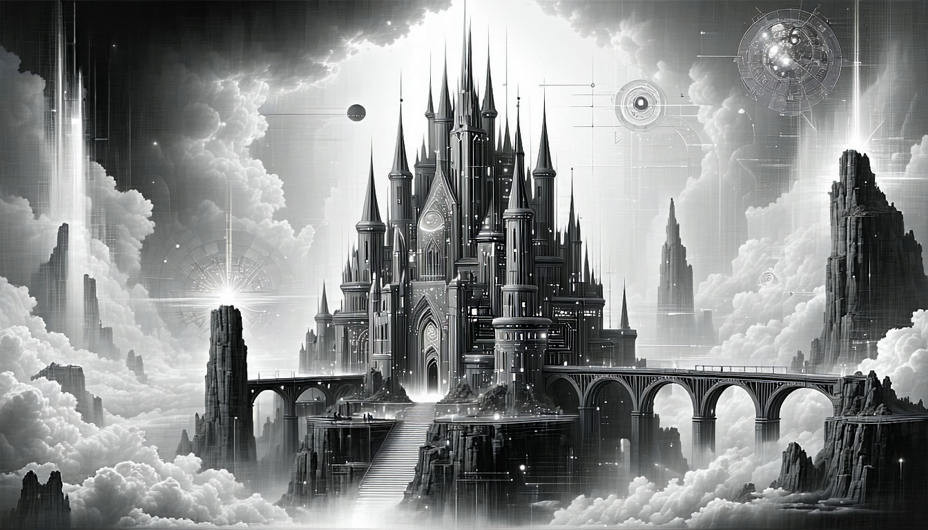Futuristic Castle - Surrealism