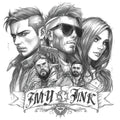 Futuristic Faces - Illustration