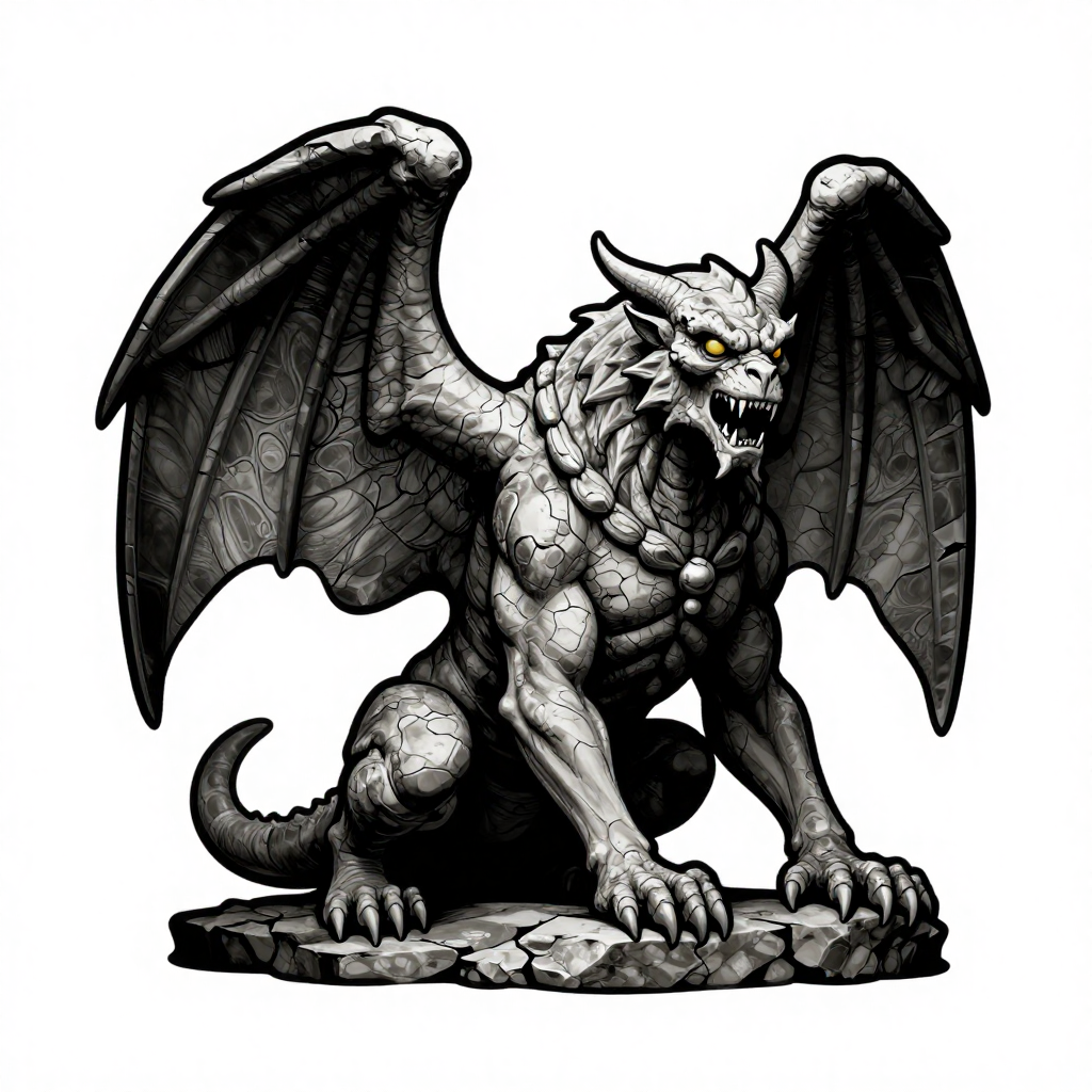 Gargoyle Fury - Illustrative