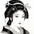 Geisha Grace - Ink