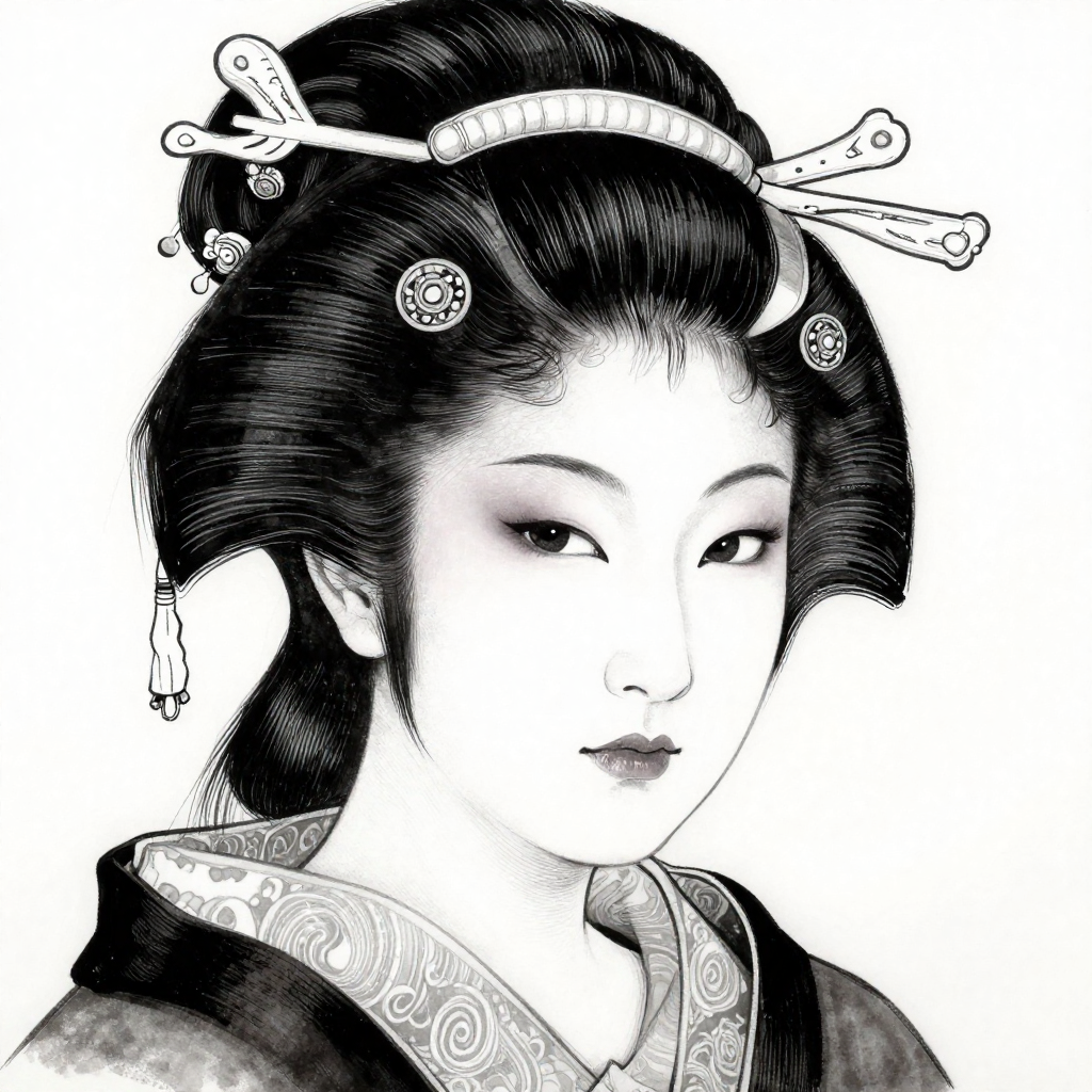 Geisha Grace - Ink