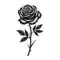 Gothic Rose - Blackwork