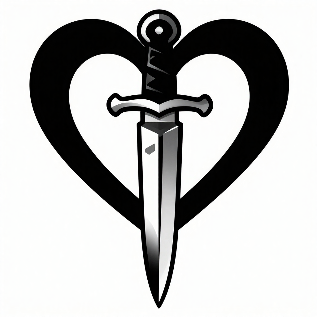 Heart Dagger - Minimalism