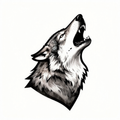 Howling Wolf - Sketch