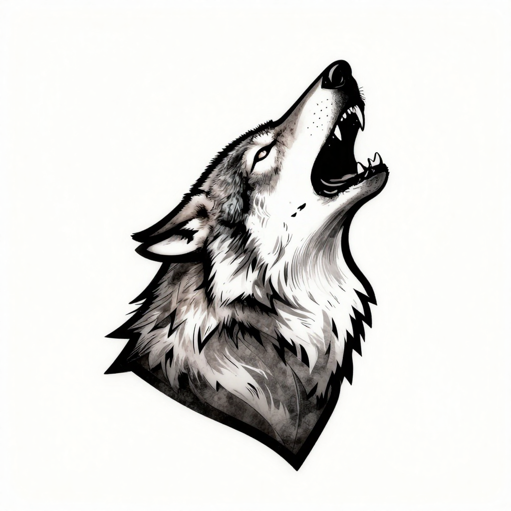 Howling Wolf - Sketch
