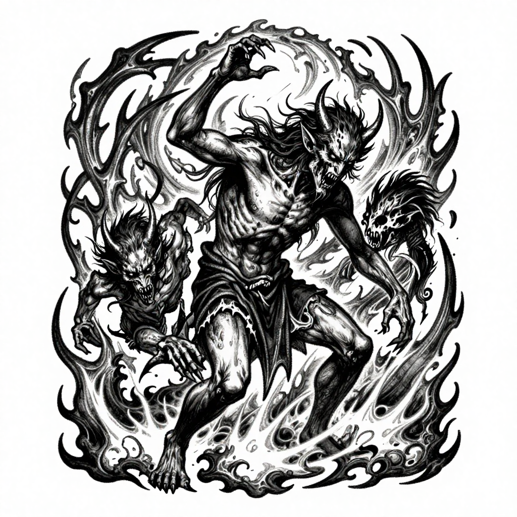 Infernal Beasts - Illustrative
