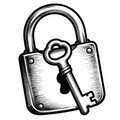 Lock Key - Illustrative