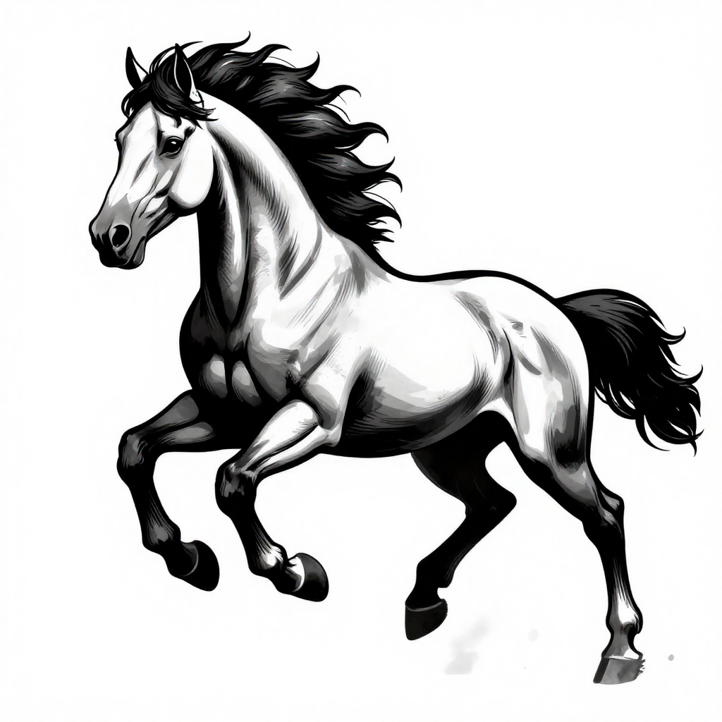 Majestic Stallion - Ink