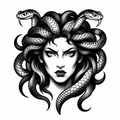 Medusa Gaze - Neo-Traditional