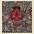Oni Mask - Irezumi
