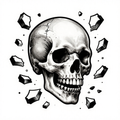 Skull Impact - Illustration
