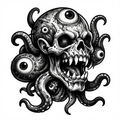 Skull Kraken - Surrealism
