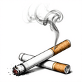 Smoking Cigarettes - Sketch