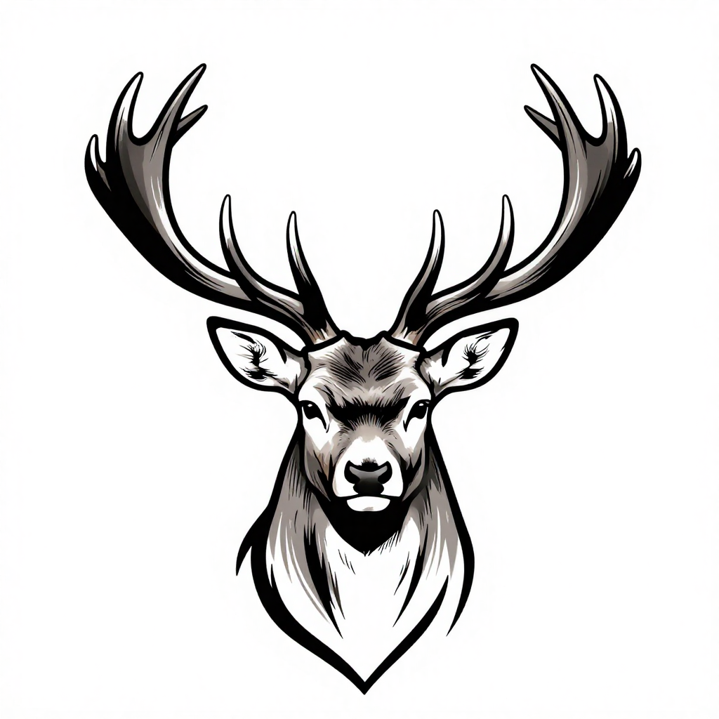 Stag Majesty - Illustration