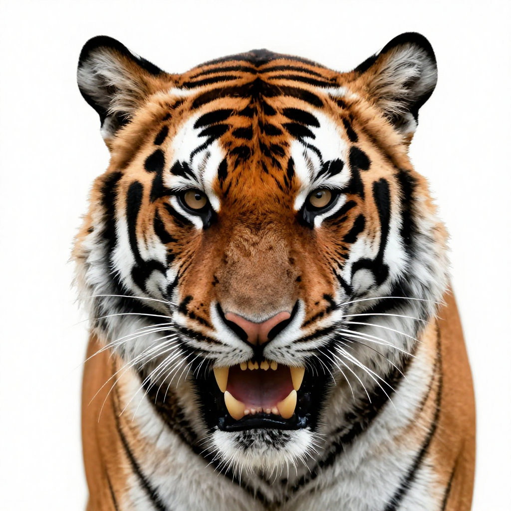 Tiger Gaze - Hyperrealism