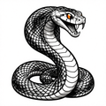 Venomous Majesty - Neo-Traditional