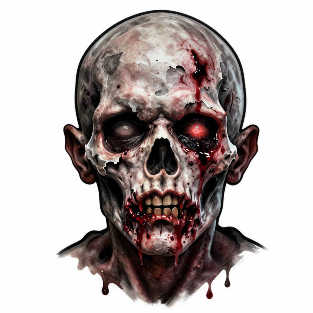 Zombie Skull - Horror
